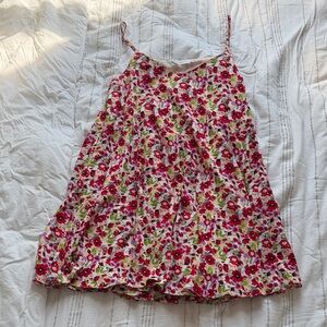 Floral Spaghetti Strap flowy mini dress